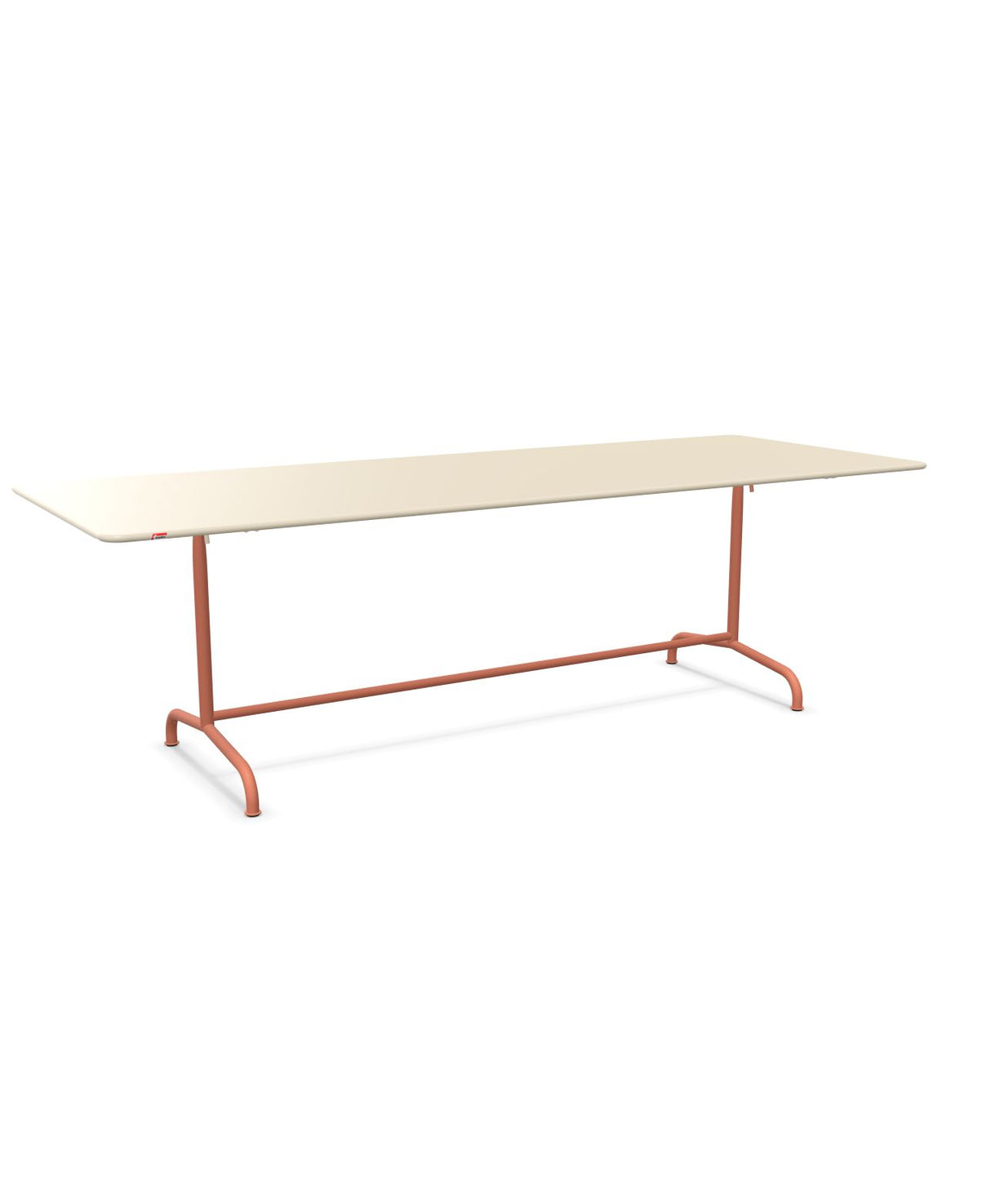 Schaffner Rigi Table repas rabattable 240x90cm Sable Pastel 15 Terracotta 84 