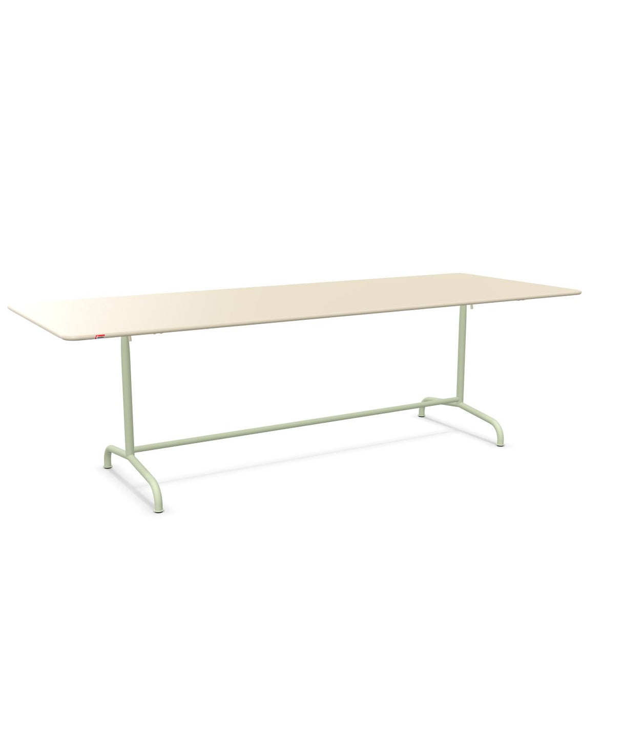 Schaffner Rigi Table repas rabattable 240x90cm Sable Pastel 15 Vert Pastel 64 