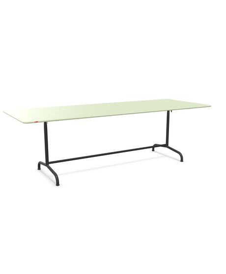 Schaffner Rigi Table repas rabattable 240x90cm Vert Pastel 64 Anthracite 77 