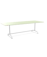 Schaffner Rigi Table repas rabattable 240x90cm Vert Pastel 64 Blanc 90 