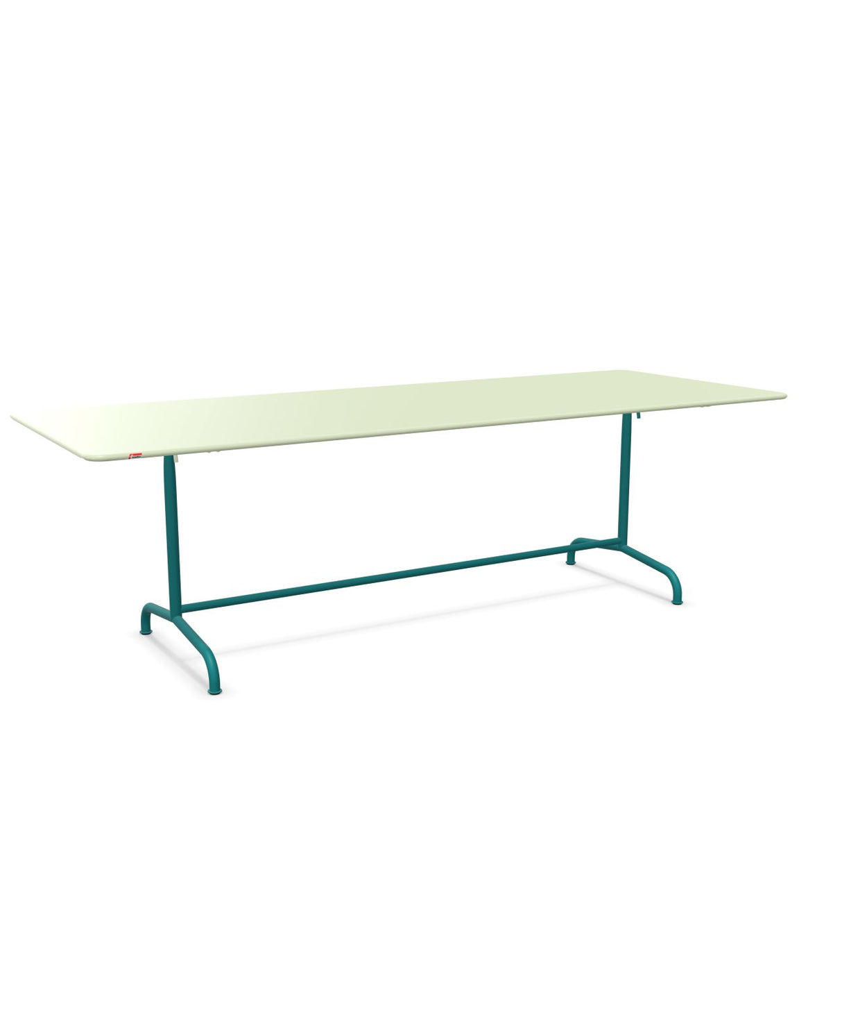 Schaffner Rigi Table repas rabattable 240x90cm Vert Pastel 64 Bleu Kali 56 