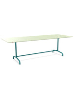 Schaffner Rigi Table repas rabattable 240x90cm Vert Pastel 64 Bleu Kali 56 