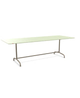 Schaffner Rigi Table repas rabattable 240x90cm Vert Pastel 64 Champagne 85 