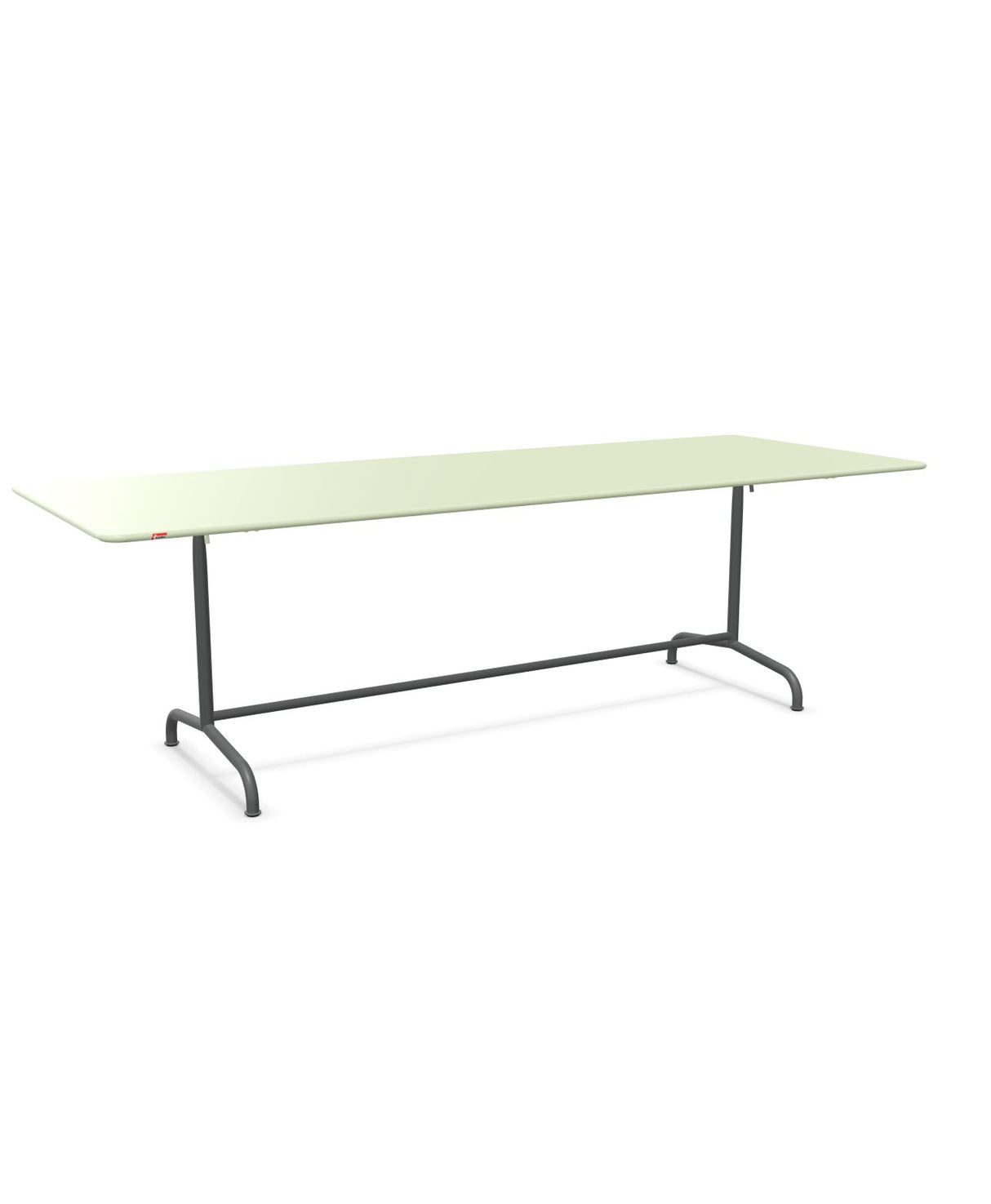 Schaffner Rigi Table repas rabattable 240x90cm Vert Pastel 64 Graphite 73 