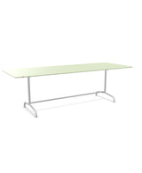 Schaffner Rigi Table repas rabattable 240x90cm Vert Pastel 64 Gris Argent 78 