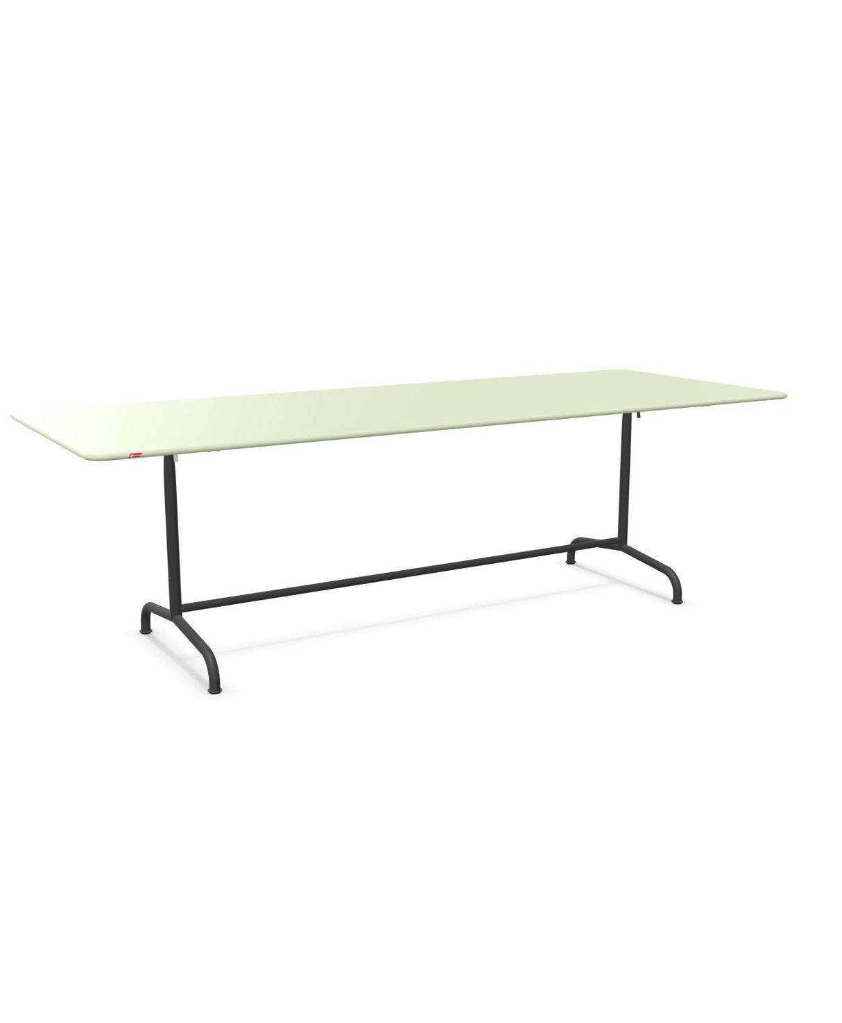 Schaffner Rigi Table repas rabattable 240x90cm Vert Pastel 64 Noir 91 