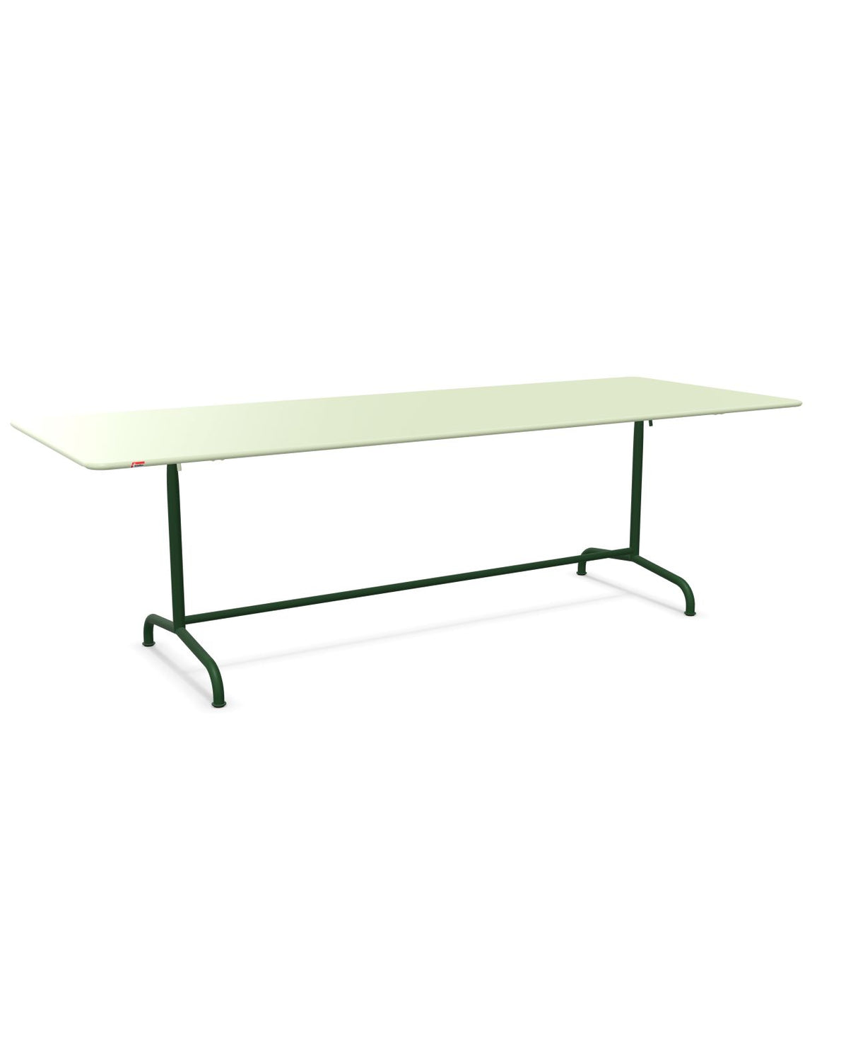Schaffner Rigi Table repas rabattable 240x90cm Vert Pastel 64 Vert Sapin 66 