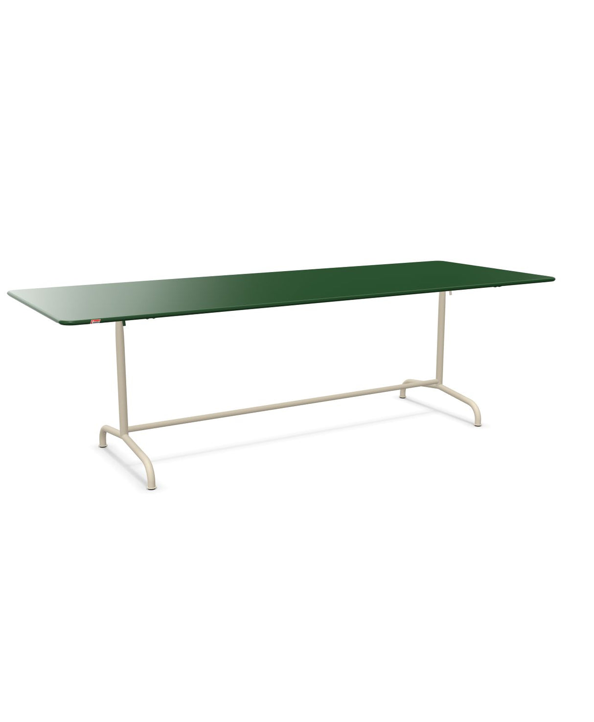 Schaffner Rigi Table repas rabattable 240x90cm Vert Sapin 66 Sable Pastel 15 