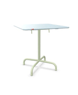 Schaffner Rigi Table repas rabattable 70x70cm Bleu Pastel 51 Vert Pastel 64 