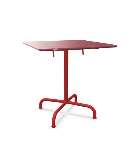 Schaffner Rigi Table repas rabattable 70x70cm Bordeaux 38 Rouge 30 
