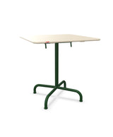 Schaffner Rigi Table repas rabattable 70x70cm Sable Pastel 15 Vert Sapin 66 