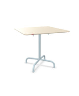 Schaffner Rigi Table repas rabattable 80x80cm Sable Pastel 15 Bleu Pastel 51 
