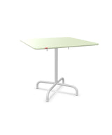 Schaffner Rigi Table repas rabattable 80x80cm Vert Pastel 64 Blanc 90 