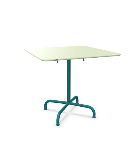 Schaffner Rigi Table repas rabattable 80x80cm Vert Pastel 64 Bleu Kali 56 