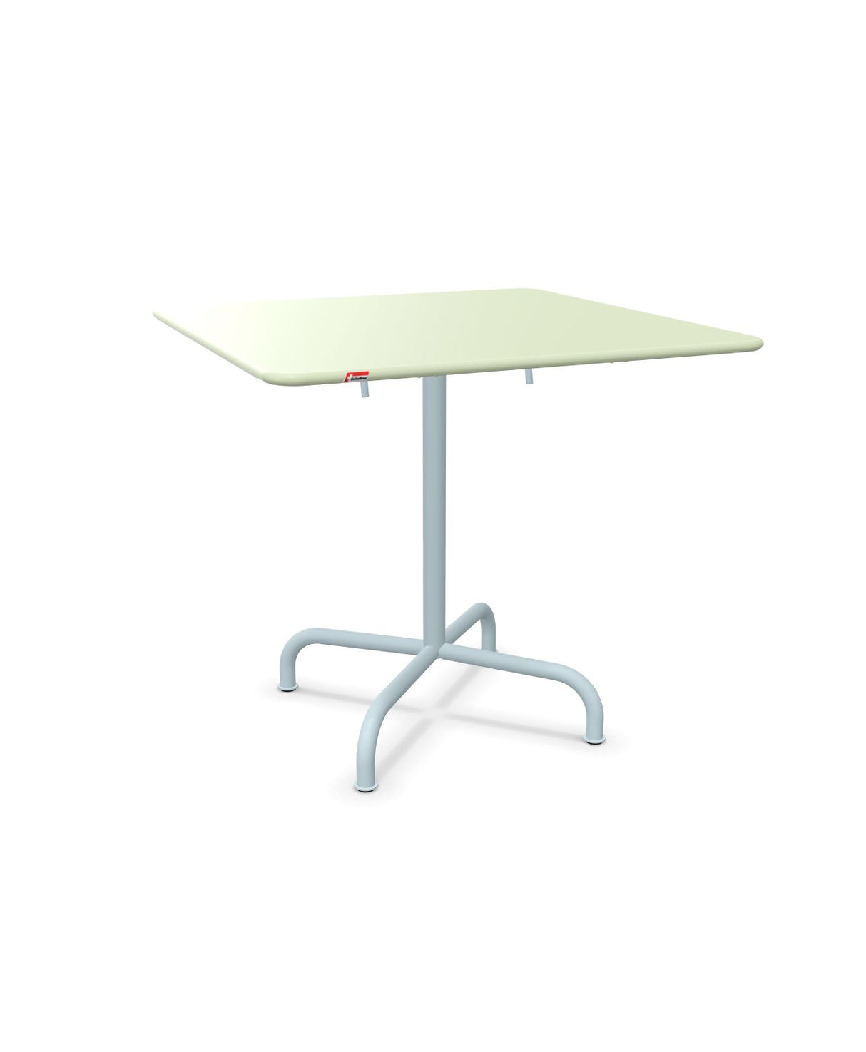 Schaffner Rigi Table repas rabattable 80x80cm Vert Pastel 64 Bleu Pastel 51 