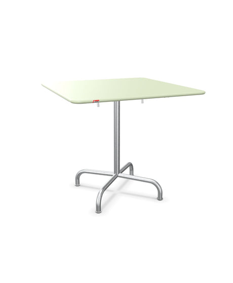 Schaffner Rigi Table repas rabattable 80x80cm Vert Pastel 64 Galvanisé à chaud 02 