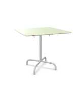 Schaffner Rigi Table repas rabattable 80x80cm Vert Pastel 64 Gris Argent 78 