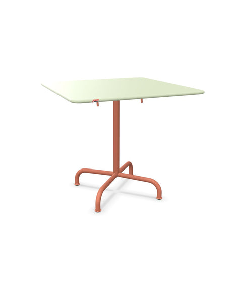 Schaffner Rigi Table repas rabattable 80x80cm Vert Pastel 64 Terracotta 84 