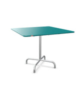 Schaffner Rigi Table repas rabattable 90x90cm Bleu Kali 56 Galvanisé à chaud 02 