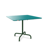 Schaffner Rigi Table repas rabattable 90x90cm Bleu Kali 56 Vert Sapin 66 