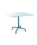 Schaffner Rigi Table repas rabattable 90x90cm Bleu Pastel 51 Bleu Kali 56 