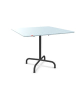 Schaffner Rigi Table repas rabattable 90x90cm Bleu Pastel 51 Noir 91 