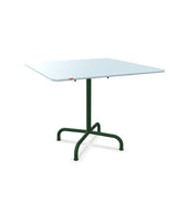 Schaffner Rigi Table repas rabattable 90x90cm Bleu Pastel 51 Vert Sapin 66 