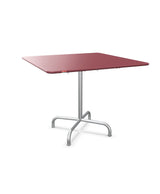 Schaffner Rigi Table repas rabattable 90x90cm Bordeaux 38 Galvanisé à chaud 02 