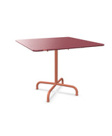 Schaffner Rigi Table repas rabattable 90x90cm Bordeaux 38 Terracotta 84 