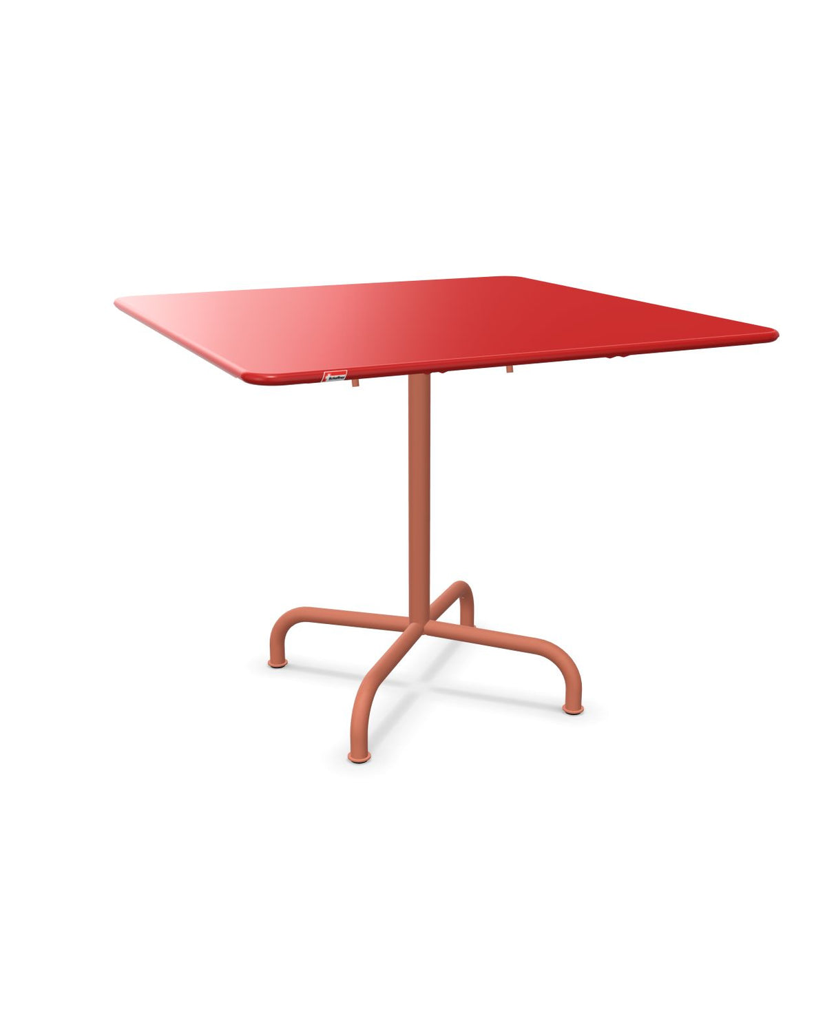 Schaffner Rigi Table repas rabattable 90x90cm Rouge 30 Terracotta 84 