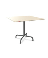 Schaffner Rigi Table repas rabattable 90x90cm Sable Pastel 15 Graphite 73 
