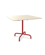 Schaffner Rigi Table repas rabattable 90x90cm Sable Pastel 15 Rouge 30 