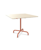 Schaffner Rigi Table repas rabattable 90x90cm Sable Pastel 15 Terracotta 84 