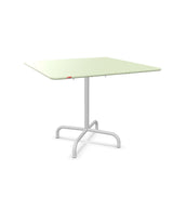 Schaffner Rigi Table repas rabattable 90x90cm Vert Pastel 64 Blanc 90 