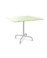 Schaffner Rigi Table repas rabattable 90x90cm Vert Pastel 64 Gris Argent 78 