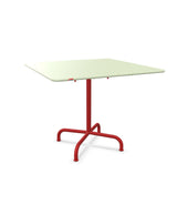 Schaffner Rigi Table repas rabattable 90x90cm Vert Pastel 64 Rouge 30 