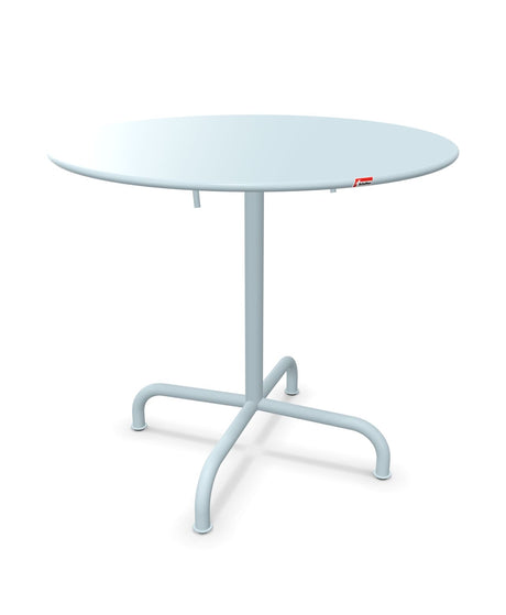 Schaffner Rigi Table repas rabattable ronde Ø80cm Bleu Pastel 51 Bleu Pastel 51 