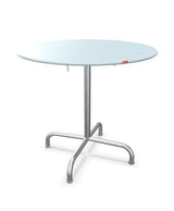 Schaffner Rigi Table repas rabattable ronde Ø80cm Bleu Pastel 51 Galvanisé à chaud 02 