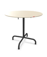 Schaffner Rigi Table repas rabattable ronde Ø80cm Sable Pastel 15 Anthracite 77 