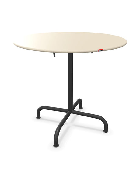 Schaffner Rigi Table repas rabattable ronde Ø80cm Sable Pastel 15 Anthracite 77 