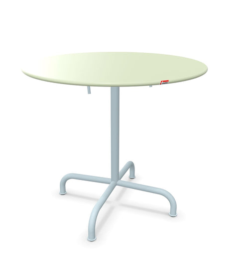 Schaffner Rigi Table repas rabattable ronde Ø80cm Vert Pastel 64 Bleu Pastel 51 
