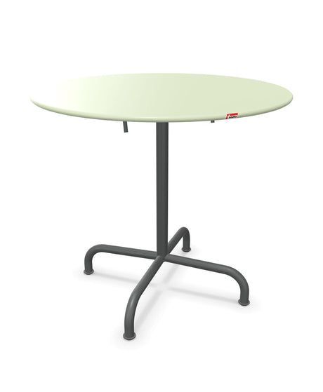 Schaffner Rigi Table repas rabattable ronde Ø80cm Vert Pastel 64 Graphite 73 