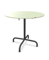 Schaffner Rigi Table repas rabattable ronde Ø80cm Vert Pastel 64 Noir 91 