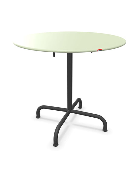 Schaffner Rigi Table repas rabattable ronde Ø80cm Vert Pastel 64 Noir 91 