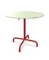 Schaffner Rigi Table repas rabattable ronde Ø80cm Vert Pastel 64 Rouge 30 