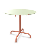 Schaffner Rigi Table repas rabattable ronde Ø80cm Vert Pastel 64 Terracotta 84 