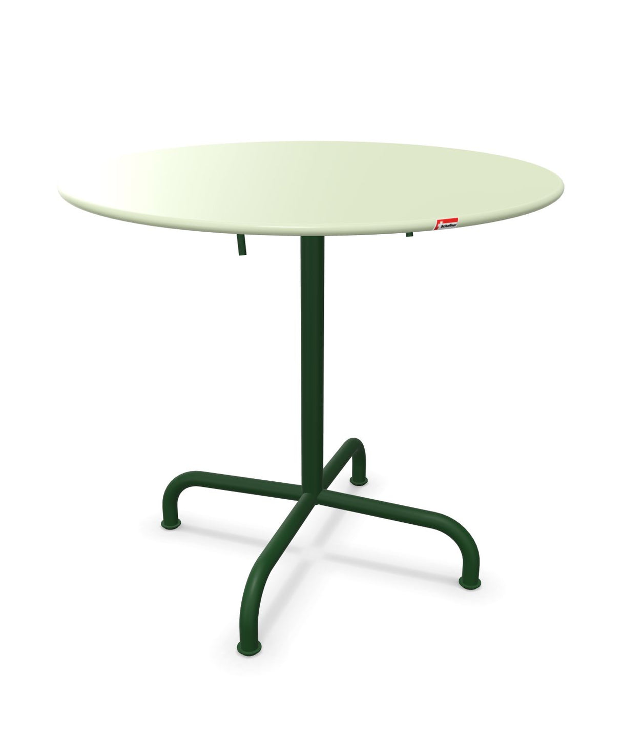 Schaffner Rigi Table repas rabattable ronde Ø80cm Vert Pastel 64 Vert Sapin 66 