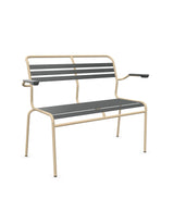 Schaffner Säntis Banc à lattes 2 places avec accoudoirs 