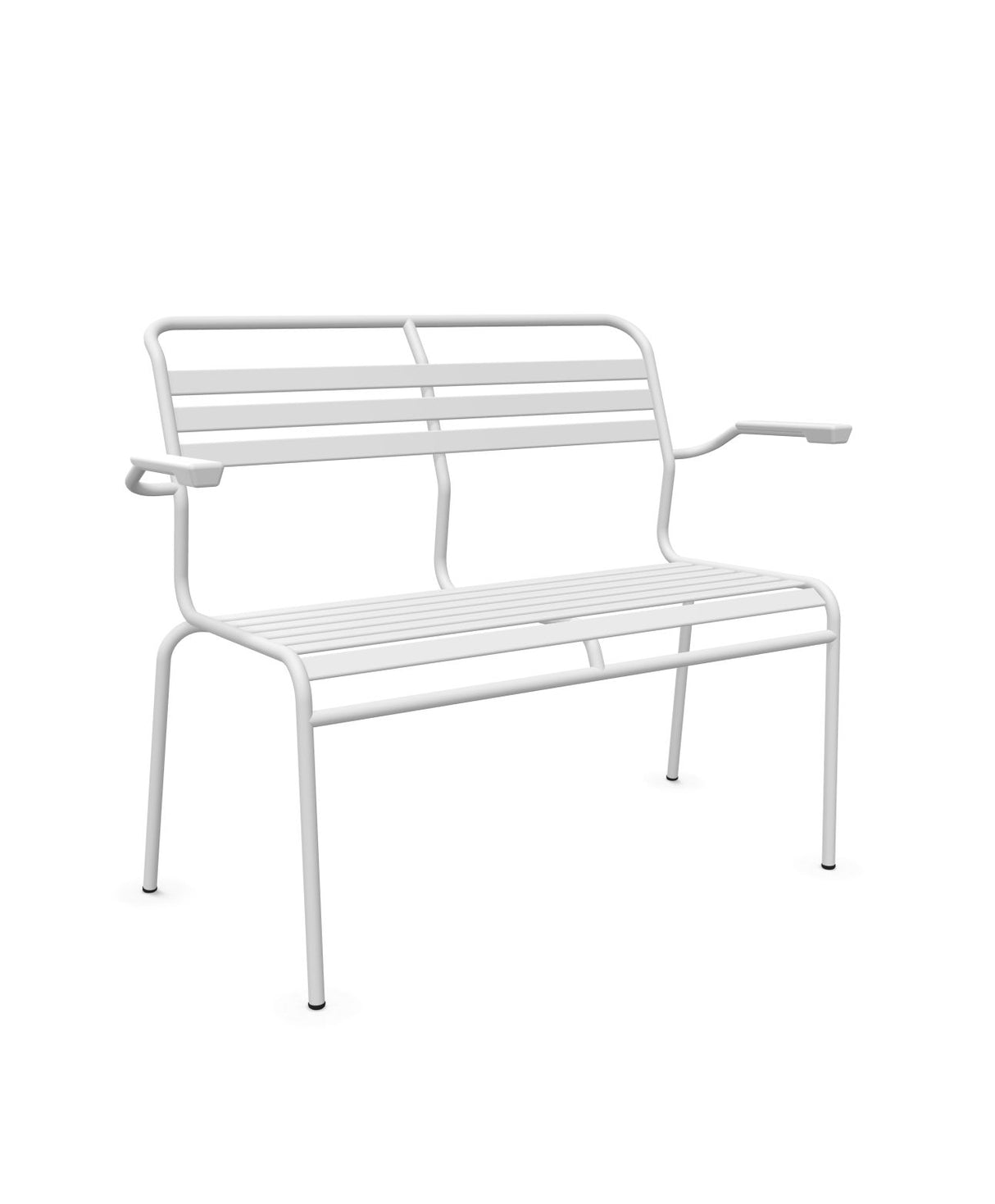 Schaffner Säntis Banc à lattes 2 places avec accoudoirs 