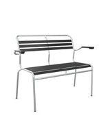 Schaffner Säntis Banc à lattes 2 places avec accoudoirs 